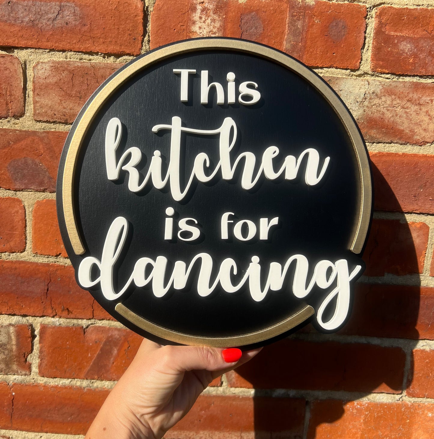 This Kitchen is for Dancing Sign