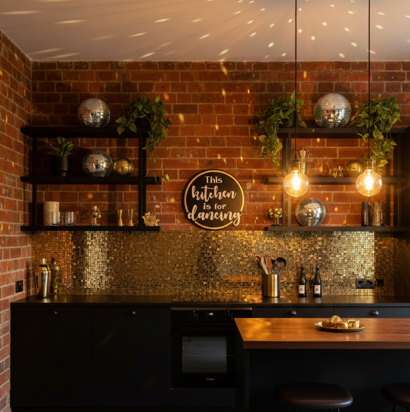 This Kitchen is for Dancing Sign
