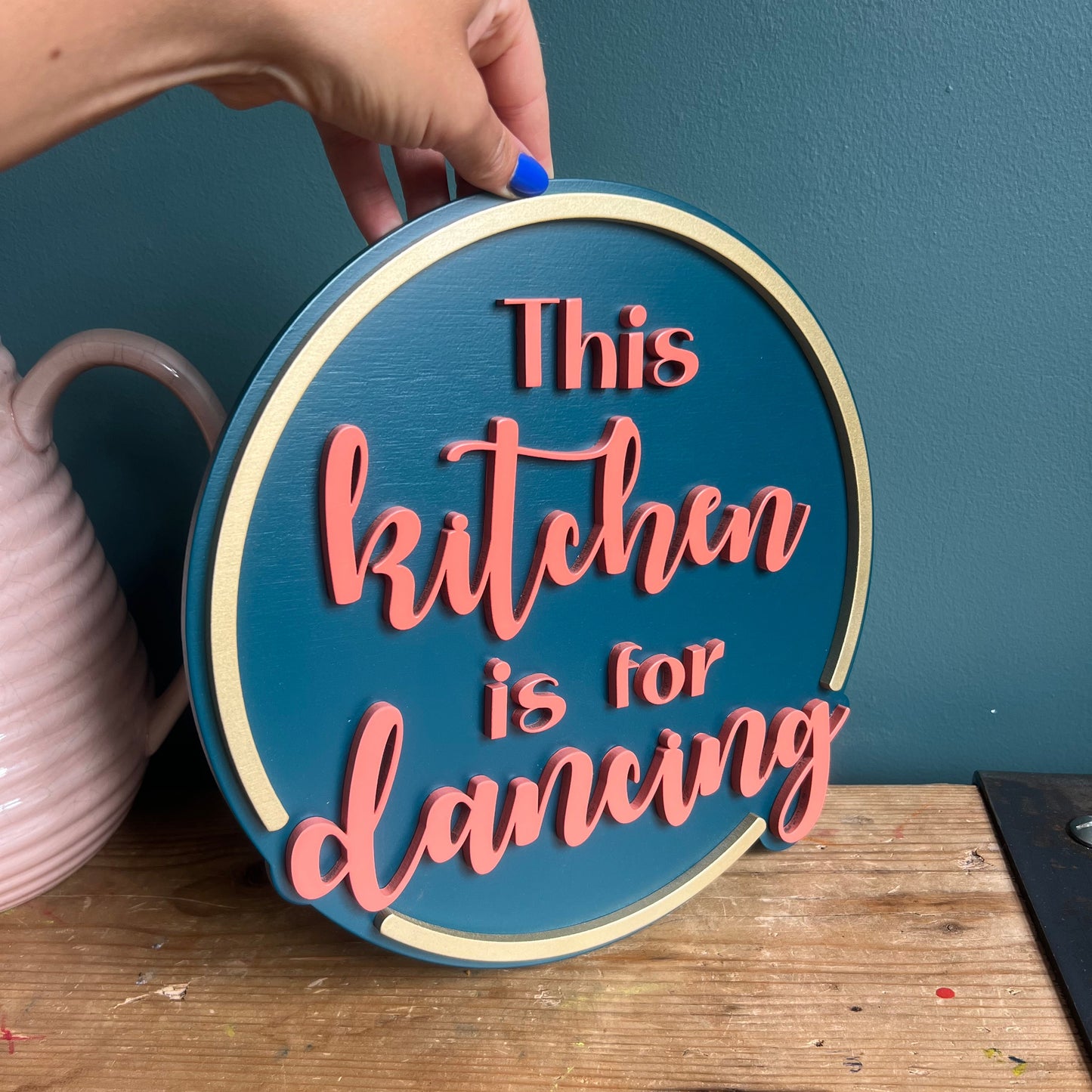 This Kitchen is for Dancing Sign