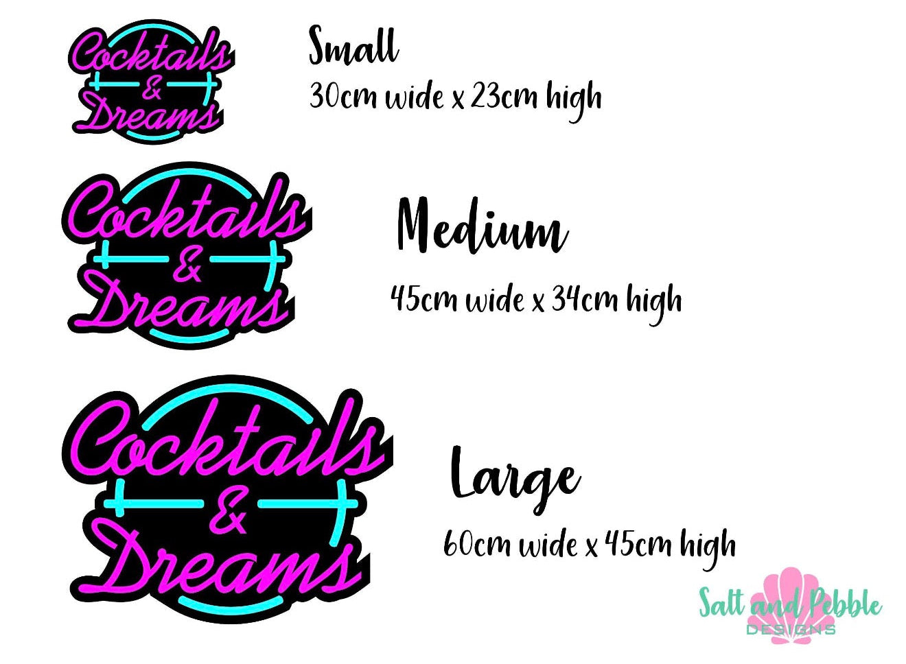 Cocktails & Dreams Home Bar Sign