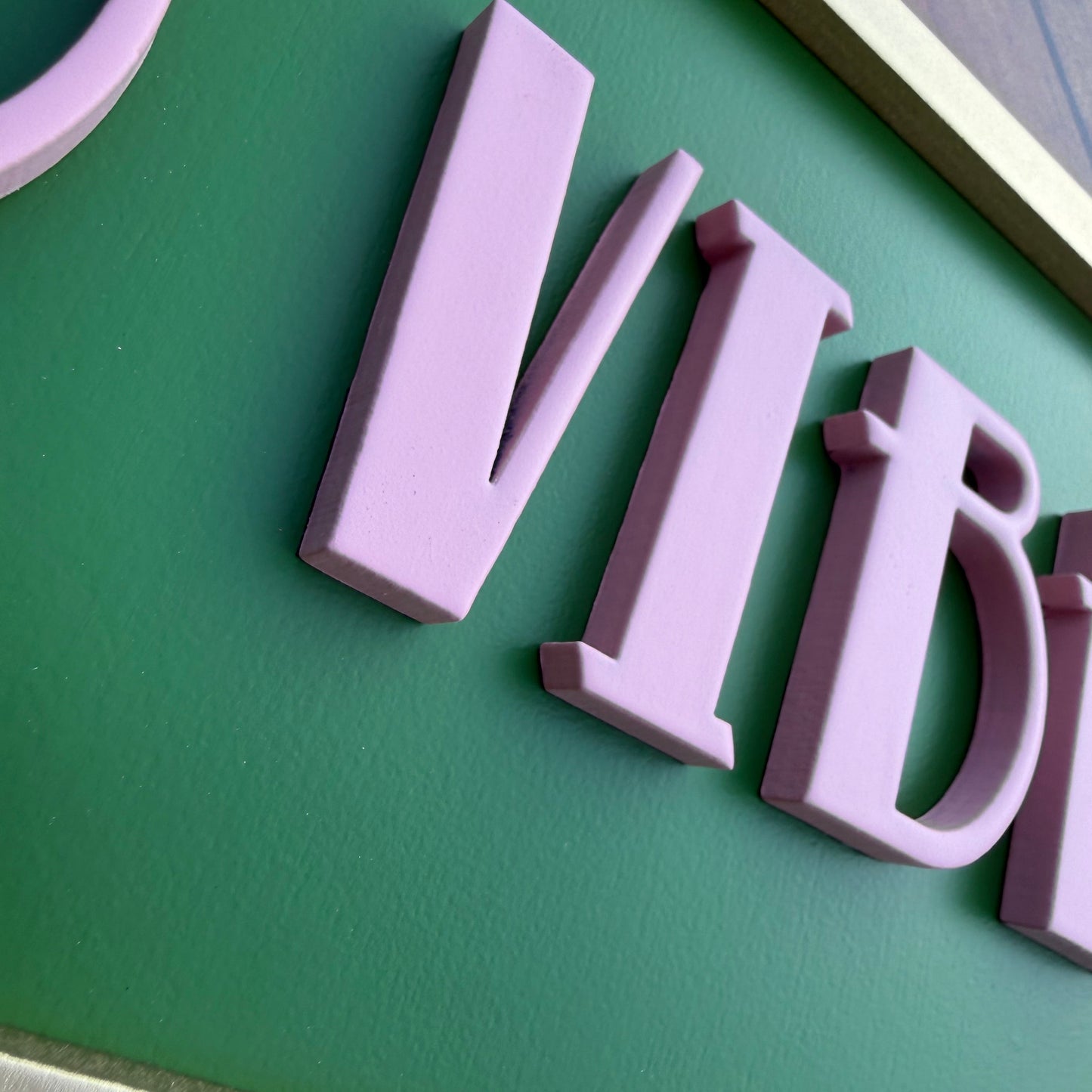 Good Vibes Only Art Deco Street Sign
