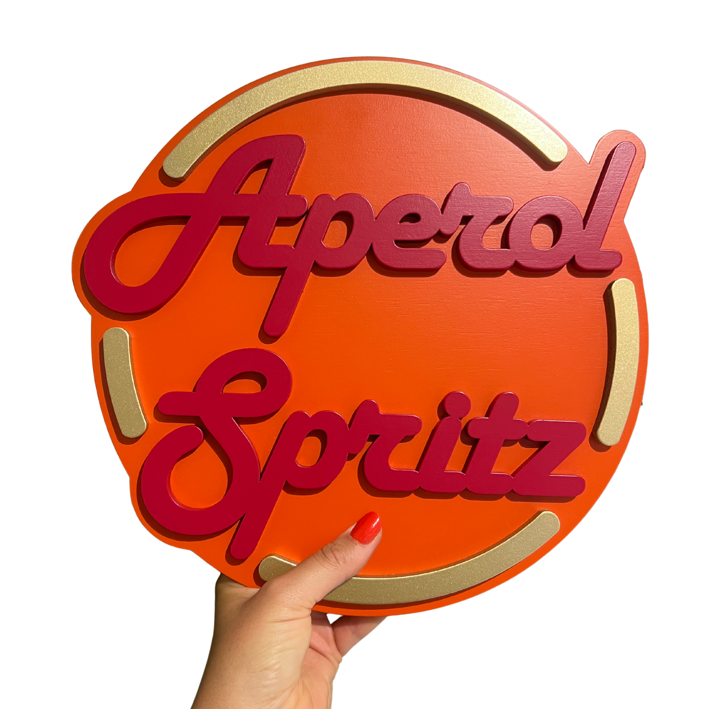 Aperol Spritz Cocktail Sign