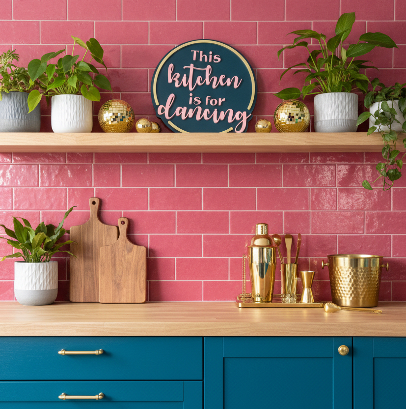 This Kitchen is for Dancing Sign