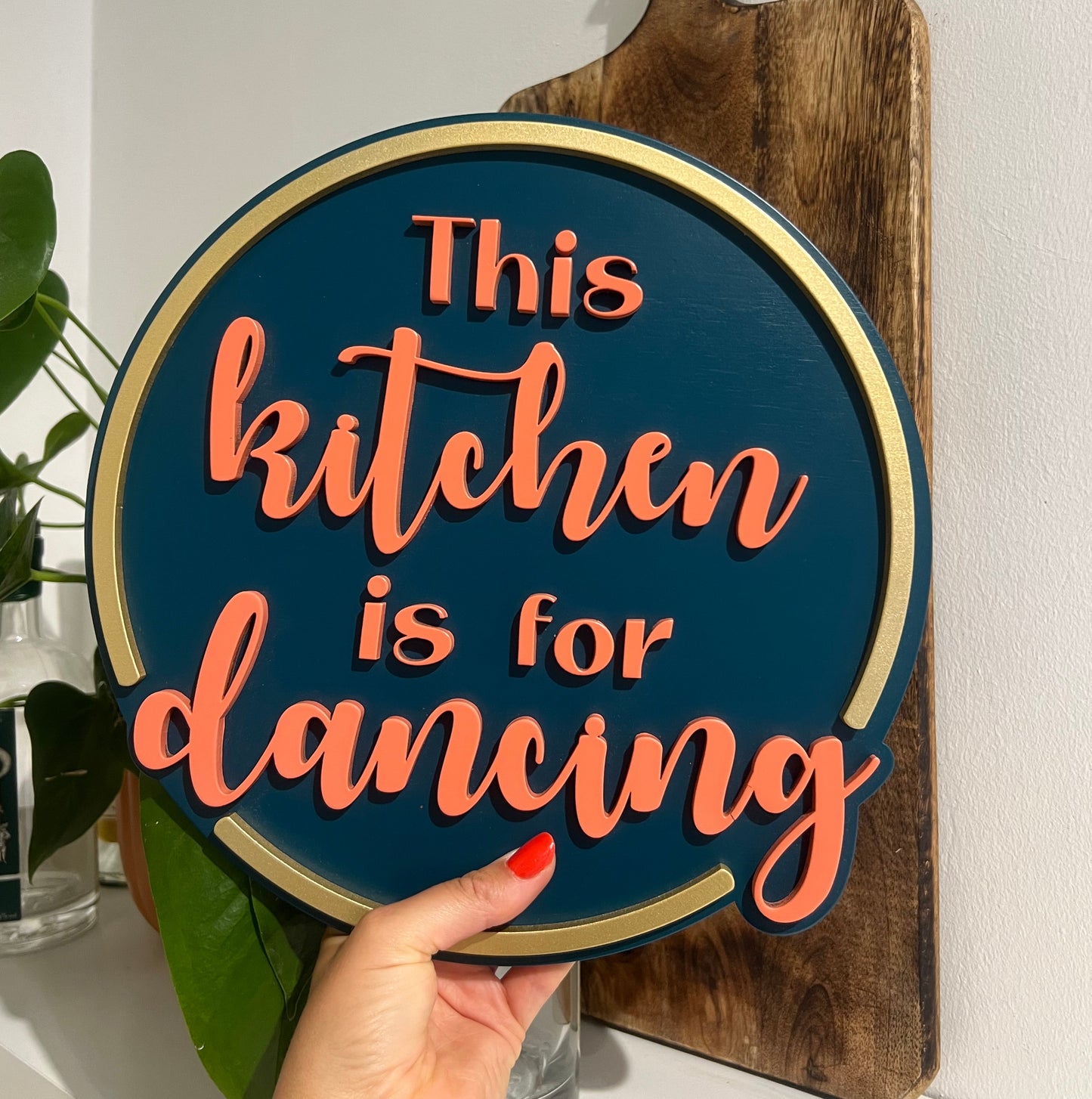 This Kitchen is for Dancing Sign