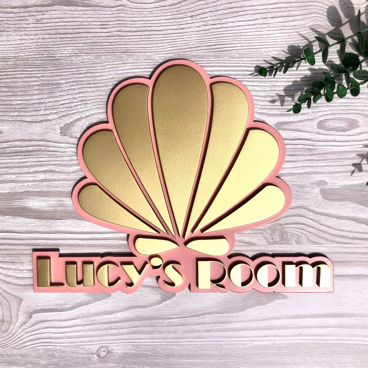 Personalised Shell Sign | Homebar Sign – Salt and Pebble Designs